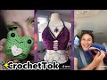 TikTok Knitting And Crochet Craft Compilation ☮️🧶 #6