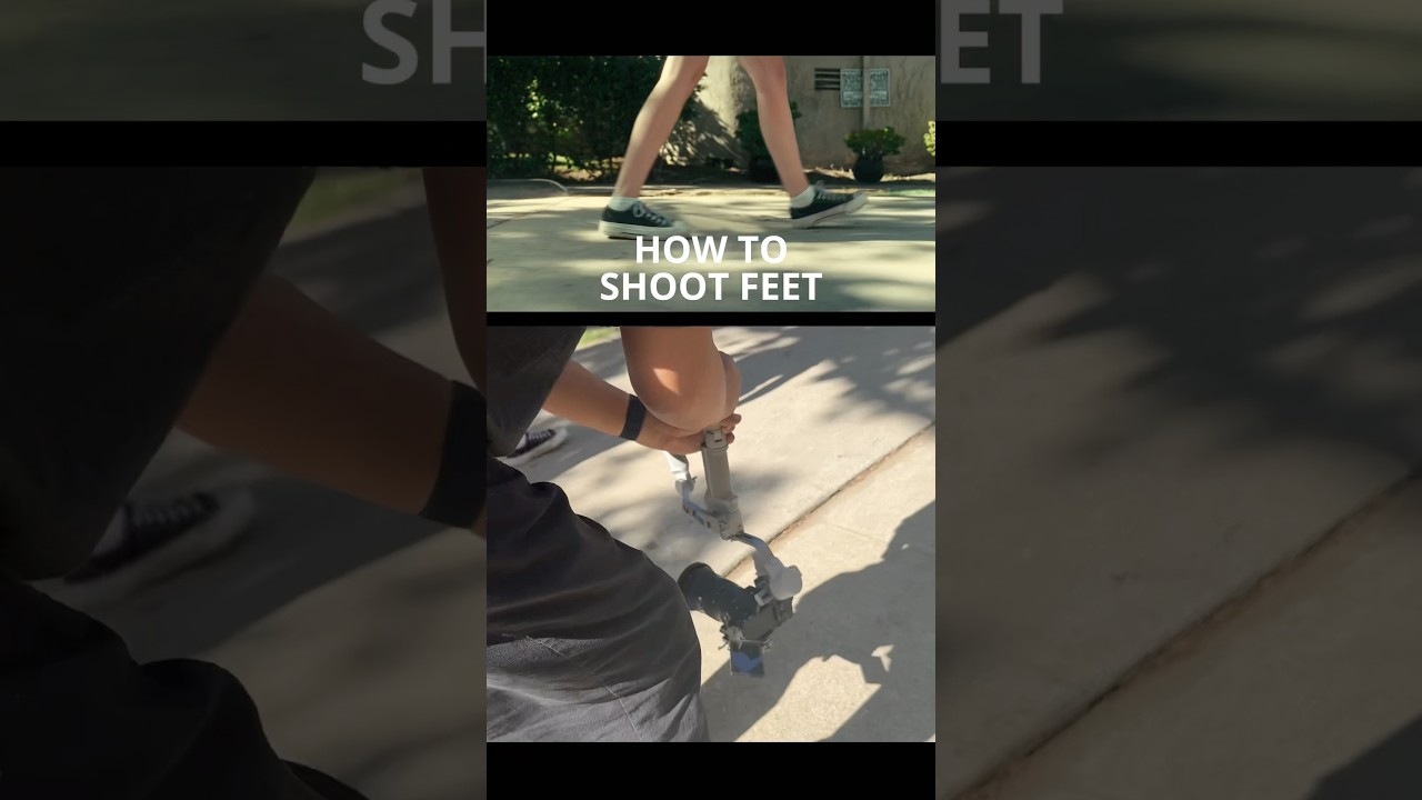 How to shoot feet
