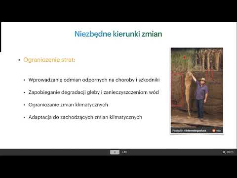 Webinar - Innowacje i nowe technologie w rolnictwie, dr inż. Michał Nowak