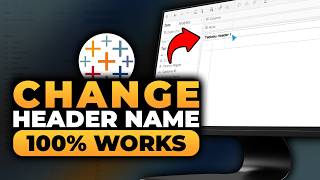 How To Change Header Name in Tableau (𝟮𝟬𝟮𝟲) | 100% WORKS | NO Yapping, To The Point! | FAST & EASY