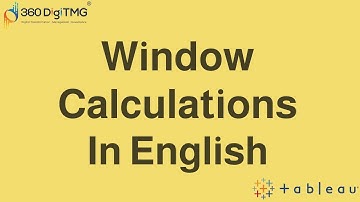 Window Calculations in Tableau   In English