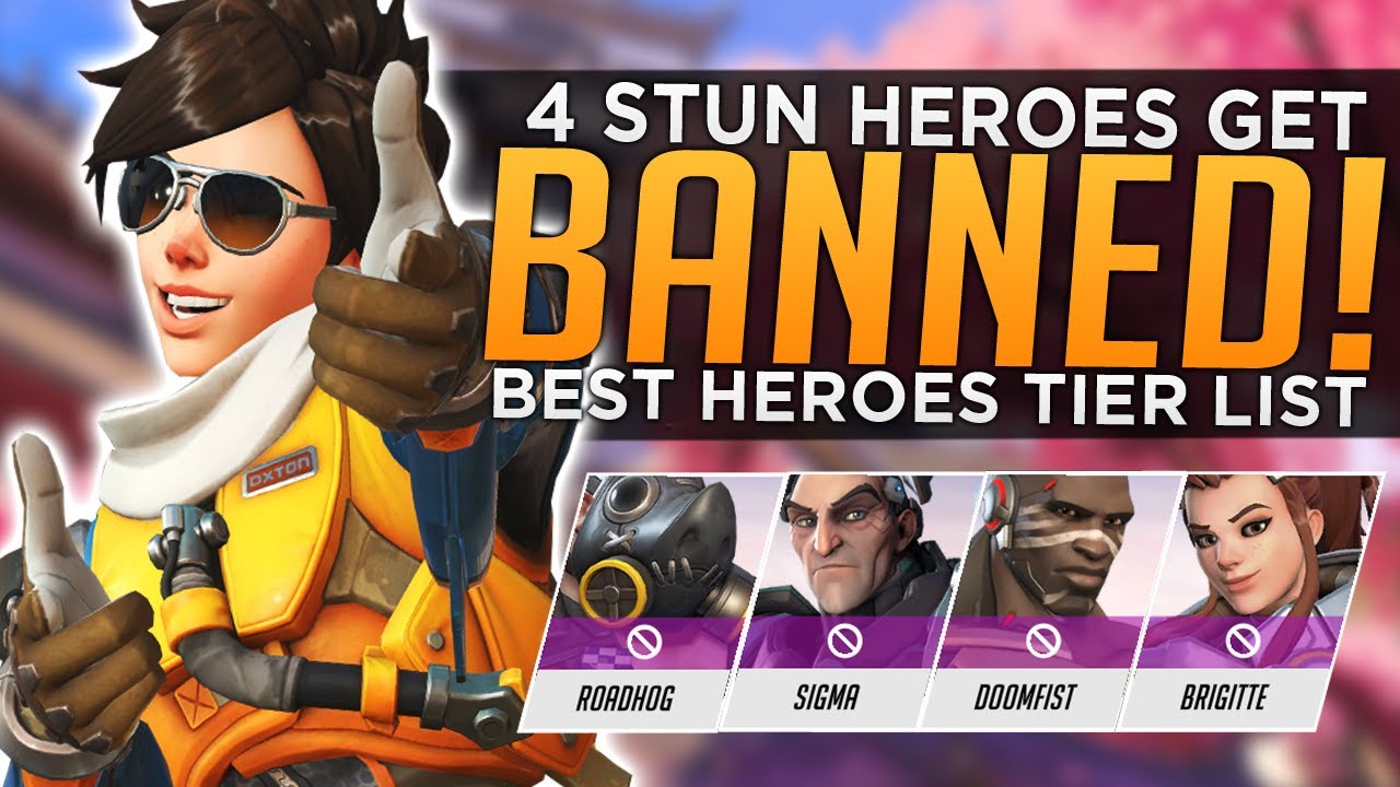 Overwatch: 4 Stun Heroes BANNED! - Best Heroes Tier List S21 W3