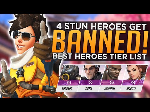 Overwatch: 4 Stun Heroes BANNED! – Best Heroes Tier List S21 W3