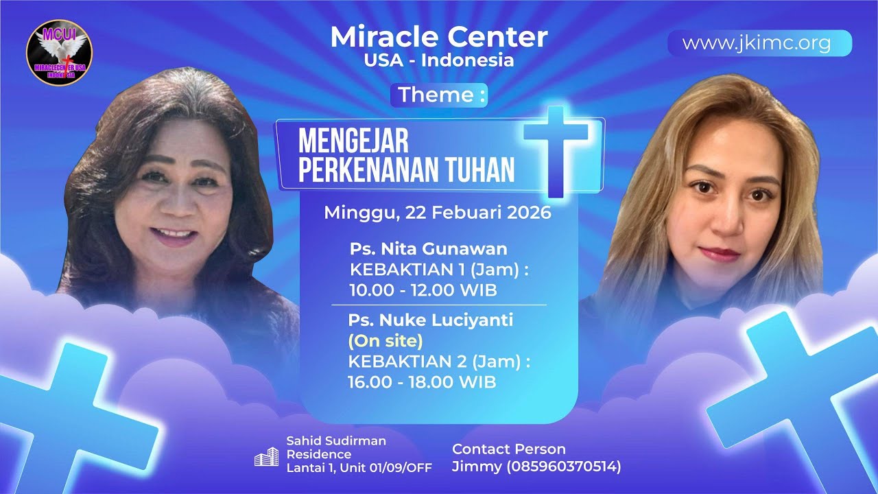 KEJAR PERKENAAN TUHAN - Ps. Nita Gunawan | 22/02/26