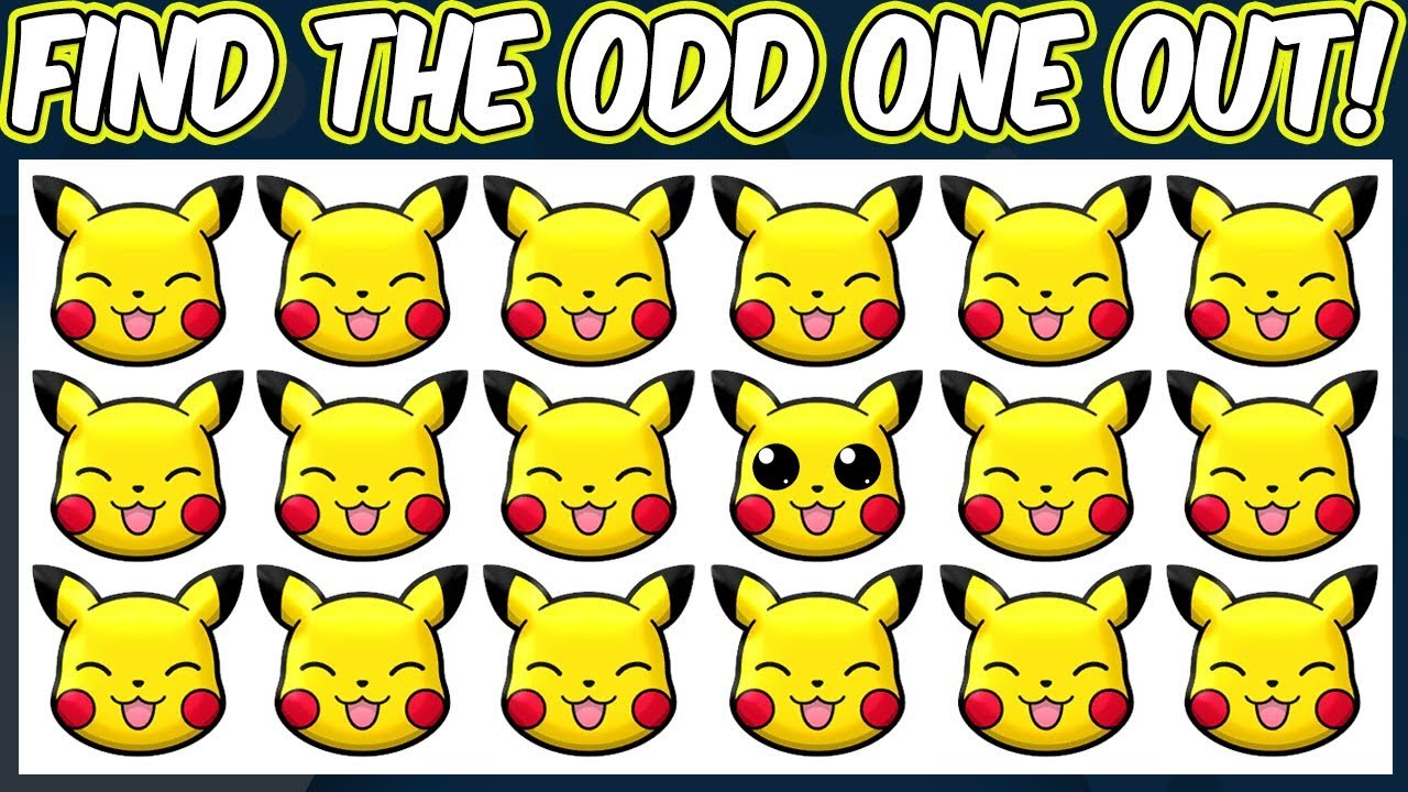 Pokemon Shuffle Find The Odd Pokemon Out Quiz Spot The Difference