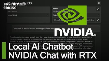 NVIDIA Chat with RTX - Local LLM AI Chatbot with your own documents | Unscripted Coding