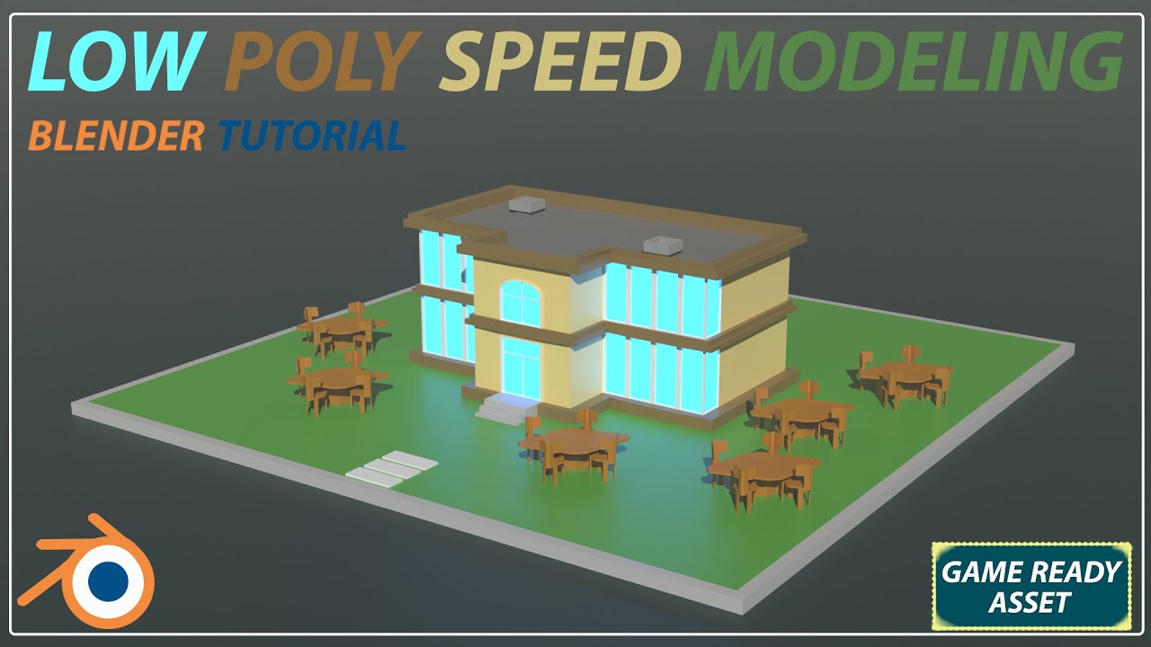 Master Low Poly City Assets in Blender (Full Stylized 3D Modeling ...