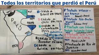 Todos los territorios que perdió el Perú | Más tratados