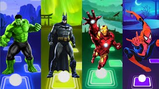 Spiderman Cartoon 🆚 Big Hulk 🆚 Ironman 🆚 Batman 🎵 Who Will Win..⁉️