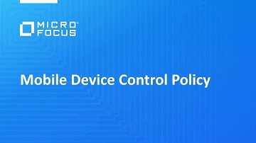 ZENworks Security - Secure Mobile Devices