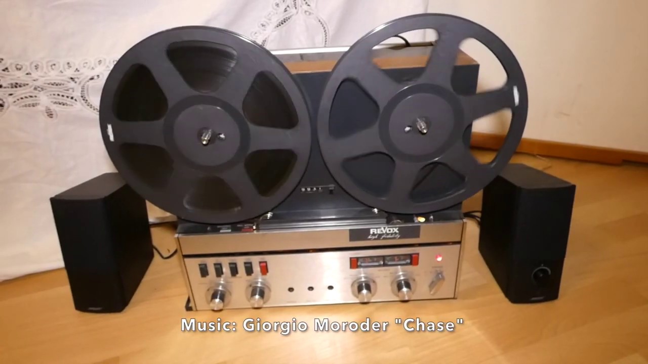 Tape recorder ReVox A77. How to record Music from phone to tape. YouTube