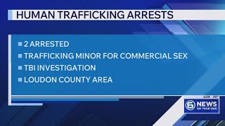 Two arrested after human trafficking sting in Loudon County