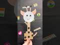 How to make icecream stick 🦌 deer craft short video idea for kids #shorts #craft #viral