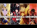 Anime Openings & Endings Compilation #2 | Anime Music Mix | King