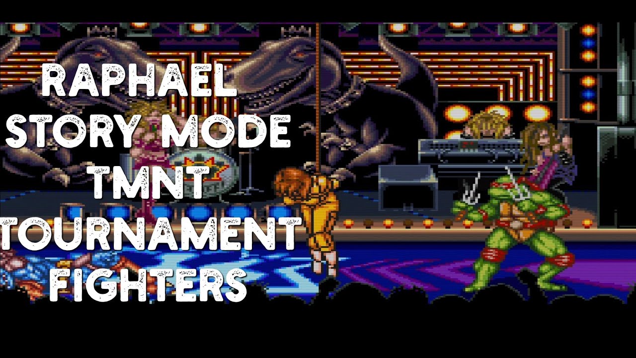 Teenage Mutant Ninja Turtles Tournament Fighters Raphael Story Run ...
