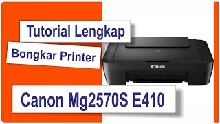 cara buka printer canon e410