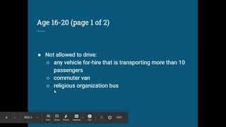 Rules of the Road Chapter 1