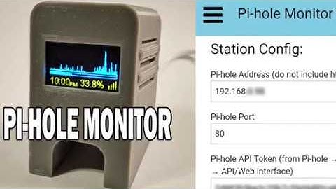 Pi-hole Monitor ESP8266 with OLED Display