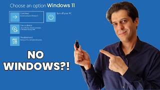 Как получить доступ к режиму восстановления с помощью USB-накопителя в Windows 11