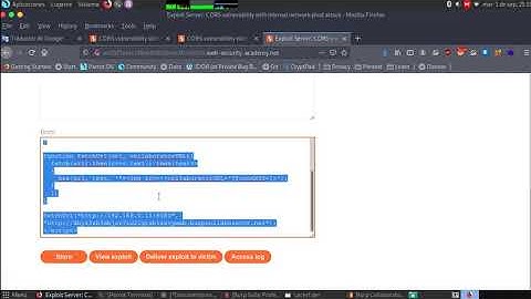CORS vulnerability with internal network pivot attack