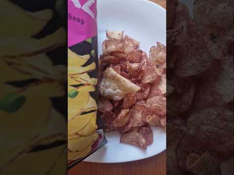 Išbandau Pink Soup traškučius! 😊 #pinksoup #pinksoupchips #šaltibarščiai #viralshort