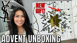 YSL ADVENT CALENDAR 2023 UNBOXING REVIEW! NEW SURPRISE GIFTS BUT ARE THEY WORTH THE HIGHER PRICE?