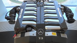 7.3 L V12 Naturally Aspirated Engine (M120)  - 50 Years of AMG - Mercedes-Benz Museum Stuttgart