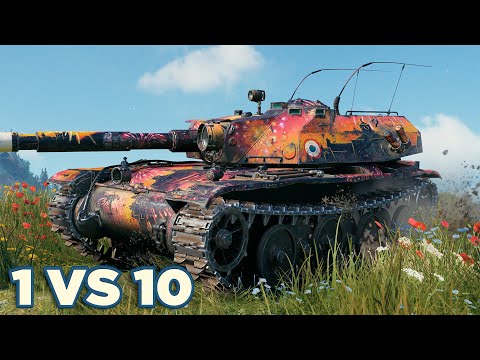 Видео: Bat.-Châtillon Bourrasque • 1 vs 10, БЕЗ ГОЛДЫ и 13 ФРАГОВ • World of Tanks