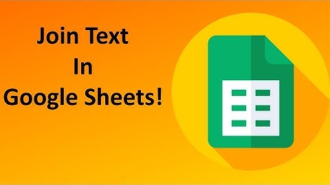 CONCAT & CONCATENATE in Google Sheets