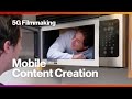 5g filmmaking mobile content creation  verizon business