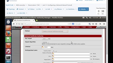 Configuring  a Network Based Firewall