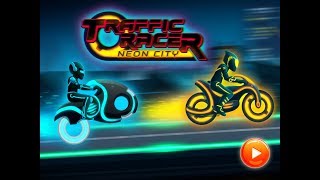 Bike Race Game: Traffic Rider Of Neon City screenshot 5