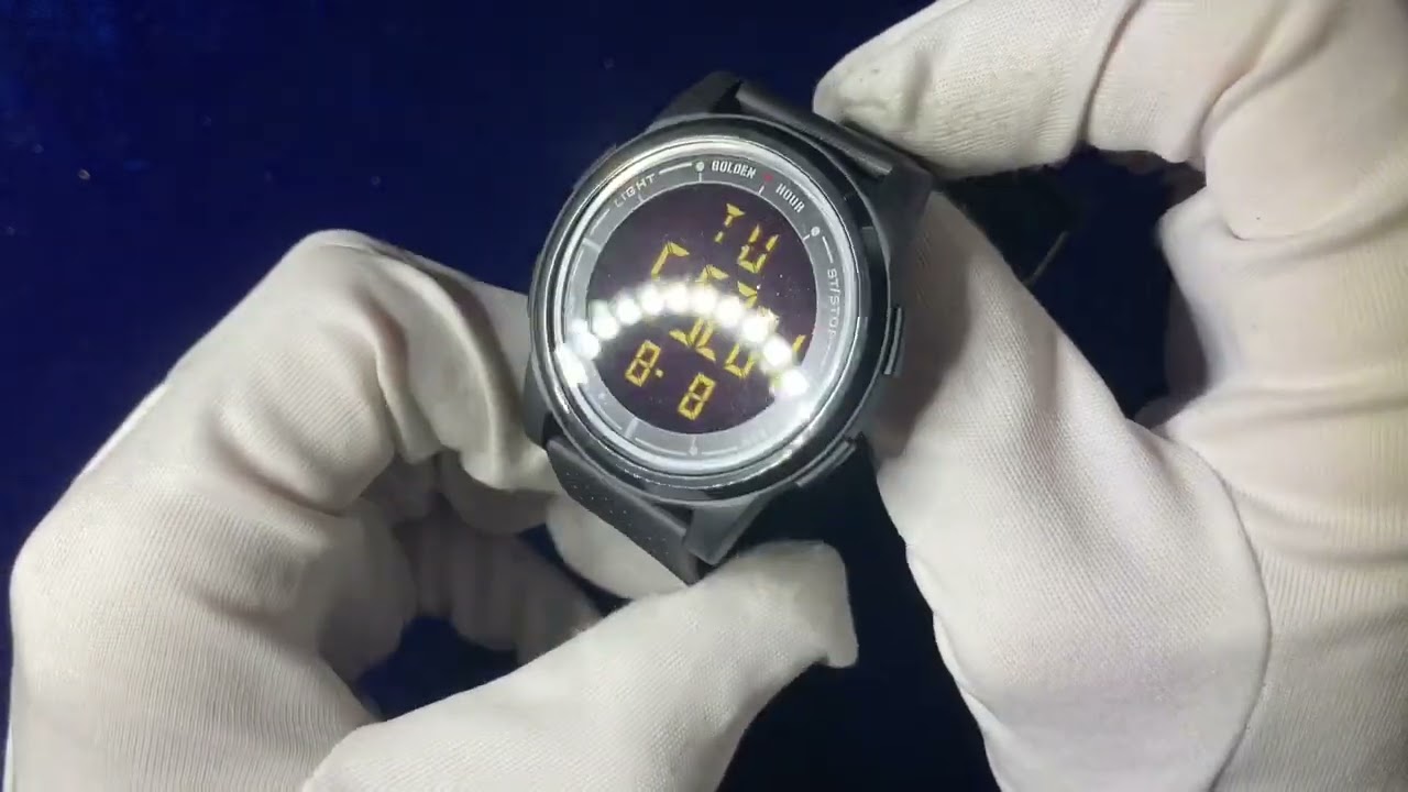 Golden Hour Ultra Thin Minimalist Sports Digital – Распаковка и обзор роскошных часов