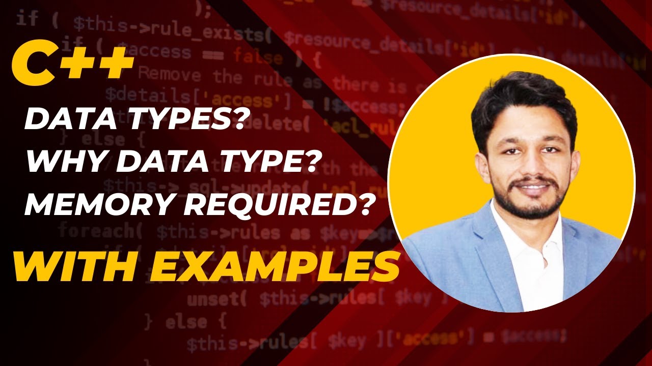 C++ Programming Data Types | Lecture 4 | The TechLight Academy