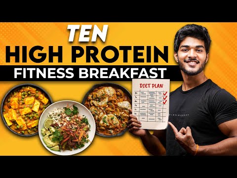 10 “EASY” High Protein Breakfast Options For A Week!  (150G PROTEIN) | Tamil