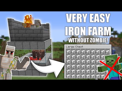 Video: Paano Gumawa Ng Iron Farm Sa Minecraft