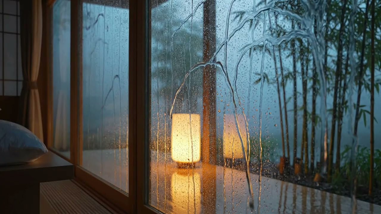 ☔ Heavy Rain & Healing Music – Stop Overthinking and Sleep in Minutes