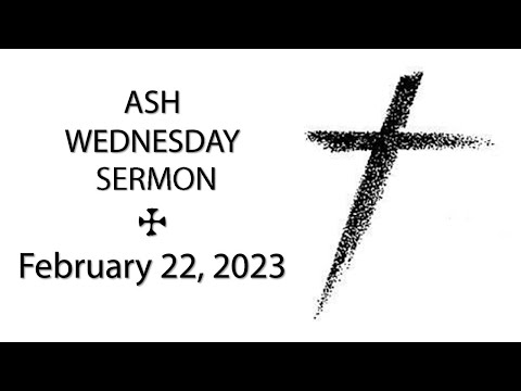 Sermon Ash Wednesday 2023 by The Rev'd Christina Miller