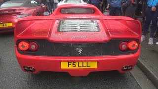 Today i filmed this incredible ferrari f50 fitted with an ear
deafening straight pipe exhaust system! was one of over 40 cars taking
part in the superca...