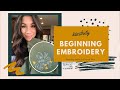 Kissbuty BEGINNING EMBROIDERY l Basic Embroidery I French Knot Running Stitch