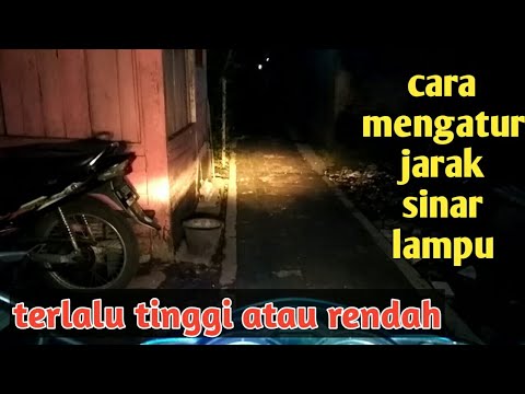 Video: Cara Menyesuaikan Lampu Depan Balok Rendah