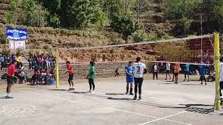 This is how the village volleyball players of Nepal play volleyball.
