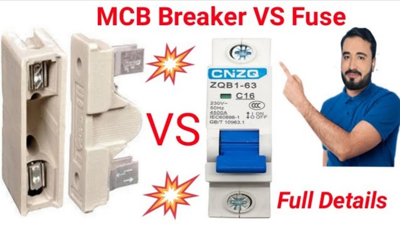 MCB Breaker VS Fuse Short circuit Test on live 220V in Urdu/Hindi