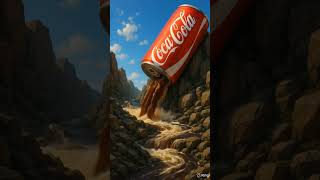 Coca-Cola Waterfall