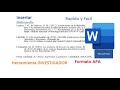 Como hacer una  Bibliografia en Word en formato APA Correctamente !!!Muy Rapido y Facil.