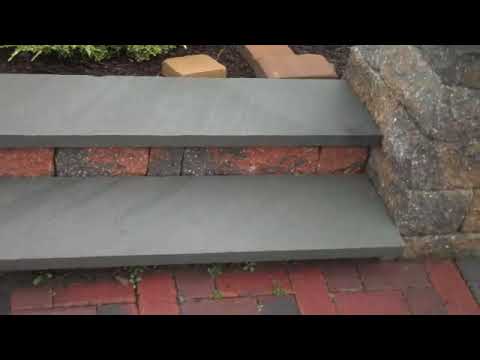 brick paver steps by chris orser landscasping youtube