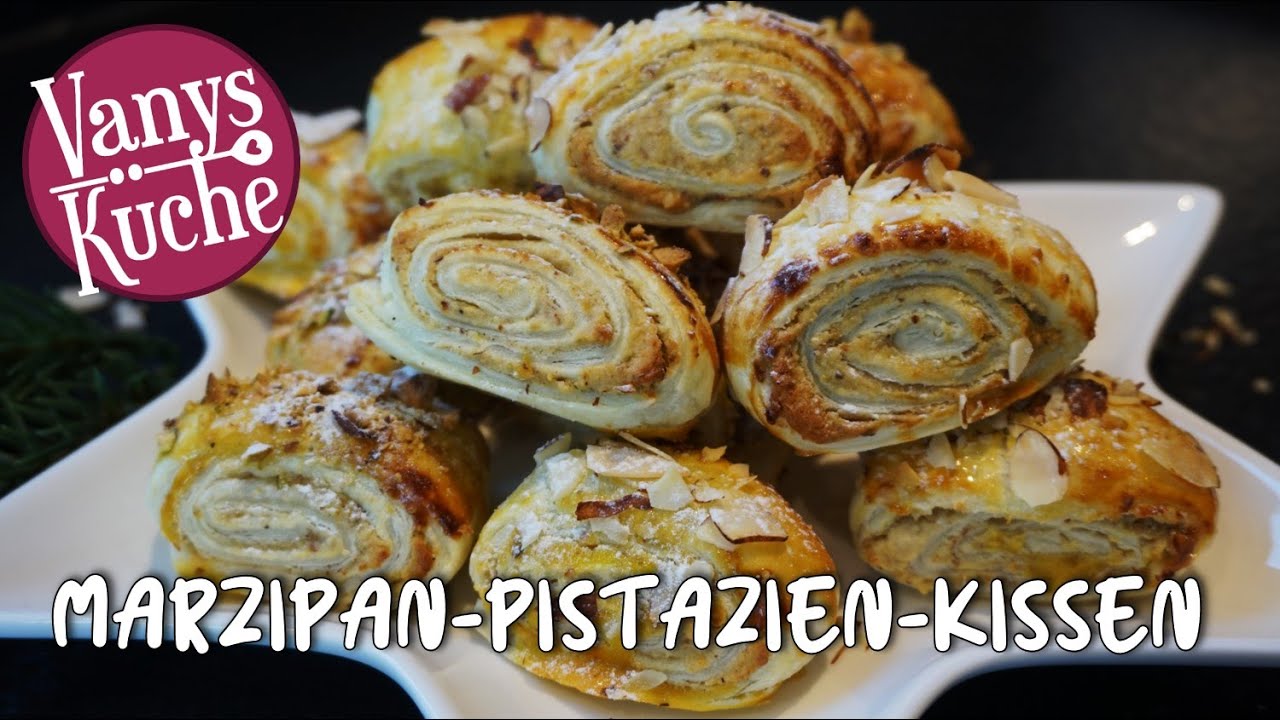Marzipan-Pistazien-Kissen Thermomix® Rezept