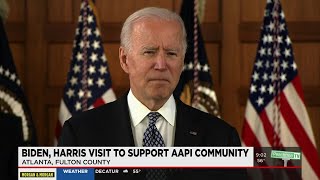 President Biden addresses violence against Asian-Americans and praises CDC during Atlanta trip