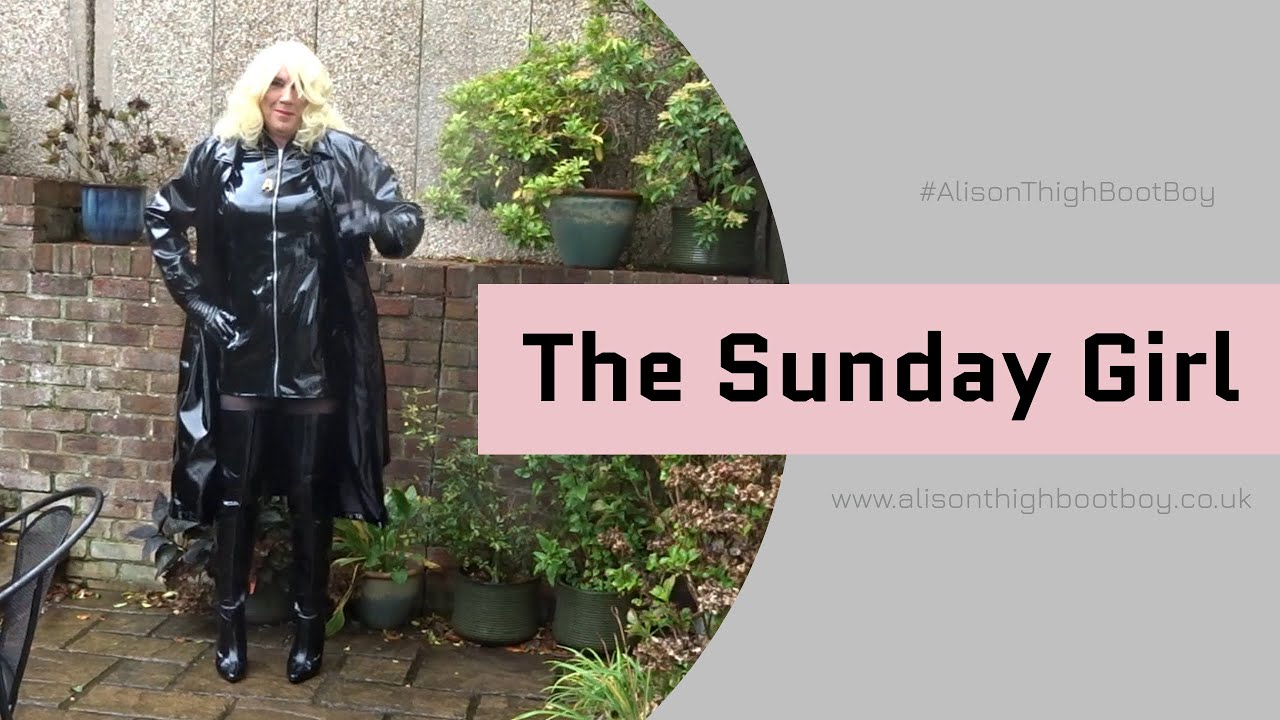 I🖤PVC - Shiny Raincoat, Dress and Thigh Boots 