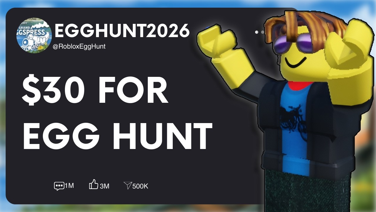 Roblox 2026 Egg Hunt Drama YouTube 